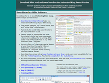 Tablet Screenshot of kjv-bible-software.com